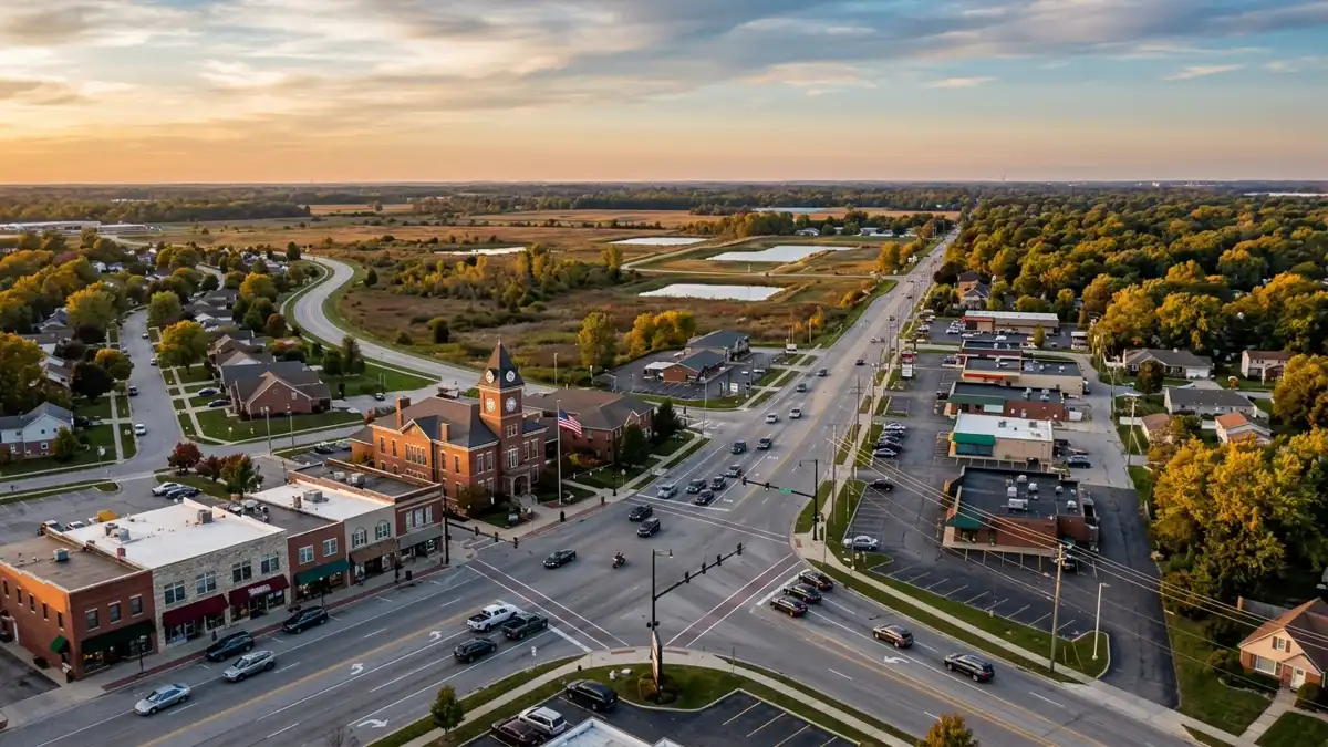Public restroom locations mapped in Schererville, Indiana — 1 facility across zip codes 46375