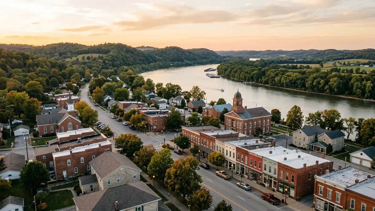 Public restroom locations mapped in Switzerland County, Indiana — 1 facility across zip codes 47038