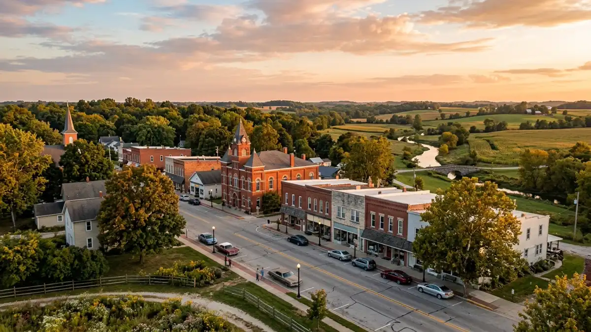 Public restroom locations mapped in Vanada, Indiana — 9 facilities across zip codes 47630