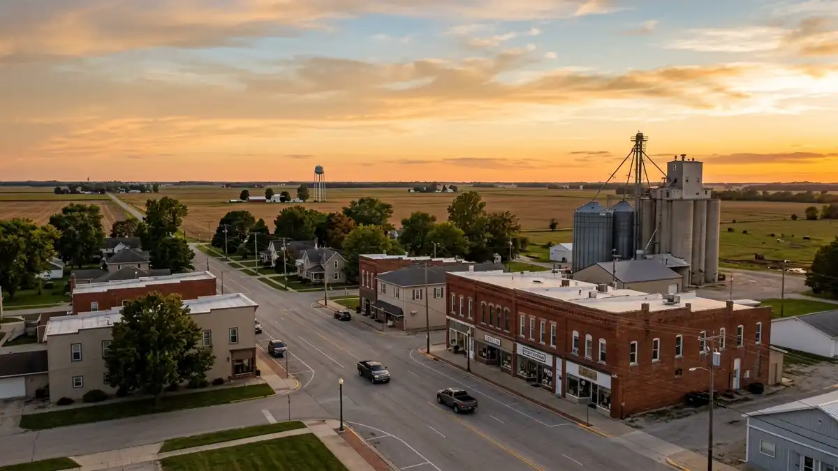 Public restroom locations mapped in Wolcott, Indiana — 4 facilities across zip codes 47995