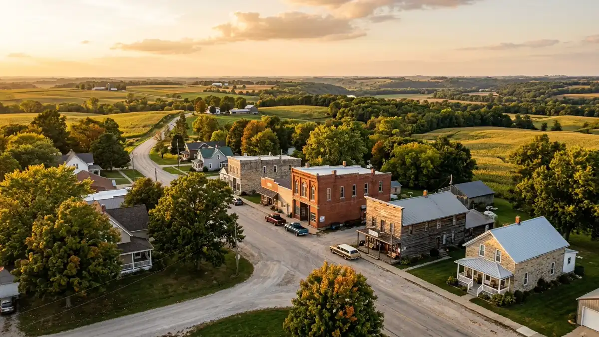 Public restroom locations mapped in Emeline, Iowa — 1 facility across zip codes 52309