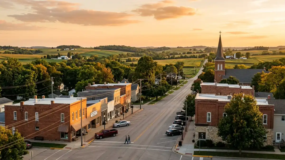 Public restroom locations mapped in Epworth, Iowa — 1 facility across zip codes 52045