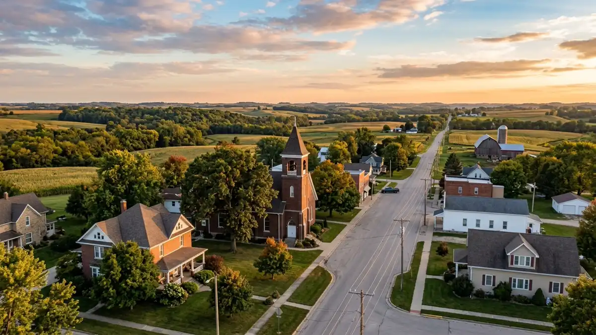 Public restroom locations mapped in Frankville, Iowa — 1 facility across zip codes 52162