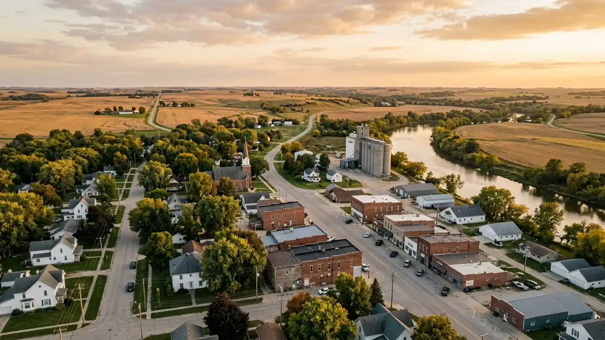 Public restroom locations mapped in Frederika, Iowa — 4 facilities across zip codes 50630, 50631