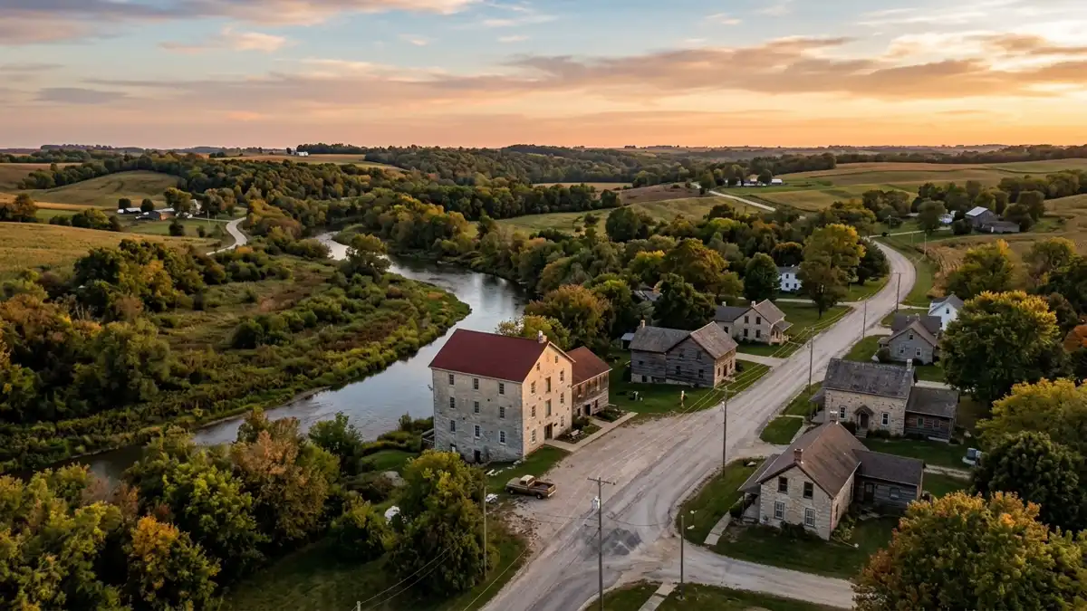 Public restroom locations mapped in Oxford Mills, Iowa — 1 facility across zip codes 52323