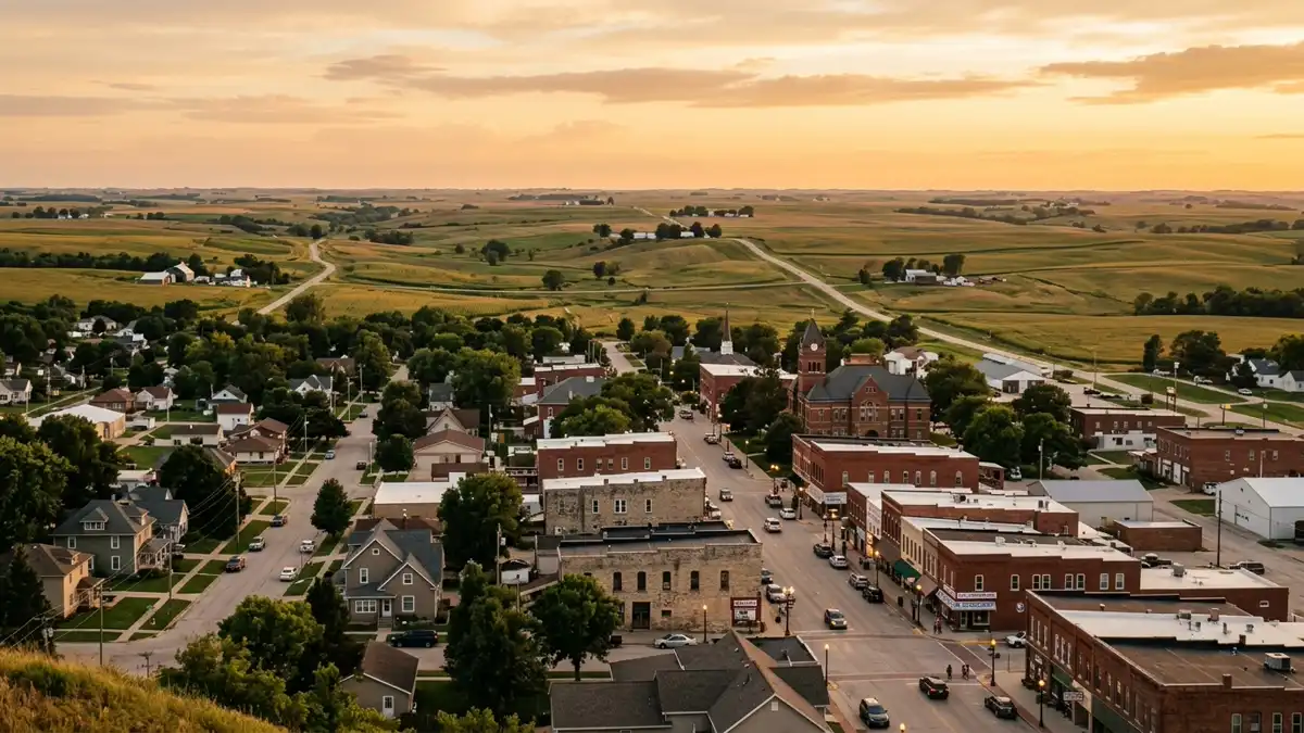 Public restroom locations mapped in Plymouth County, Iowa — 16 facilities across zip codes 51028, 51204