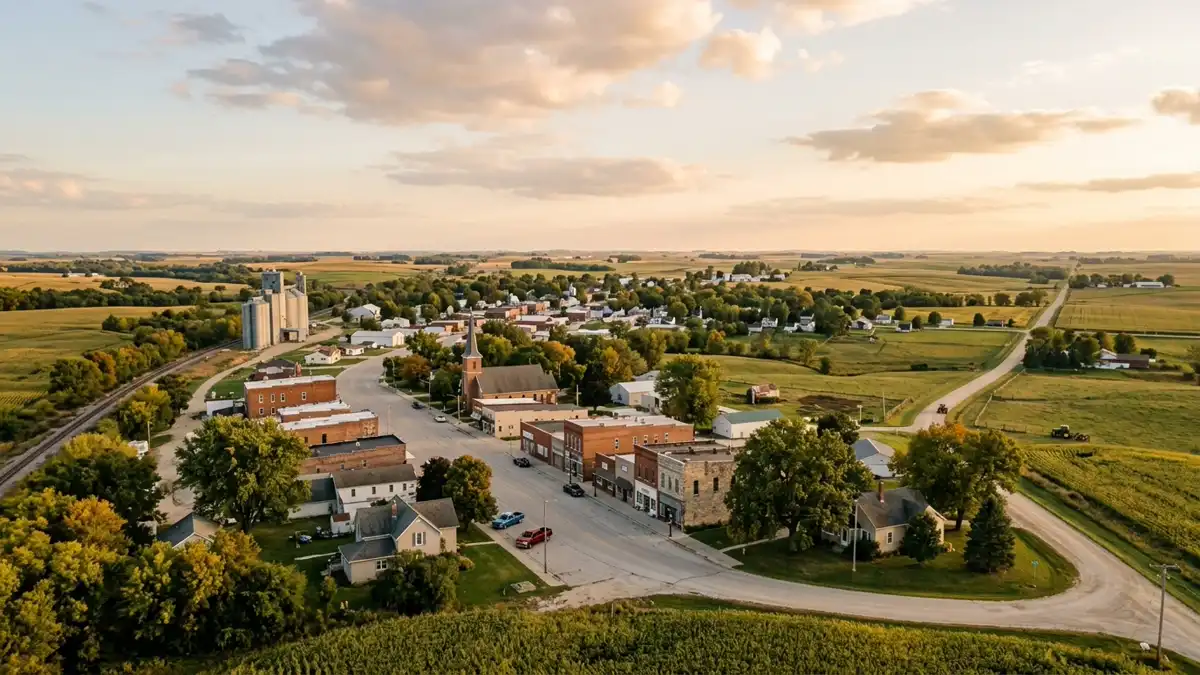 Public restroom locations mapped in Readlyn, Iowa — 4 facilities across zip codes 50668