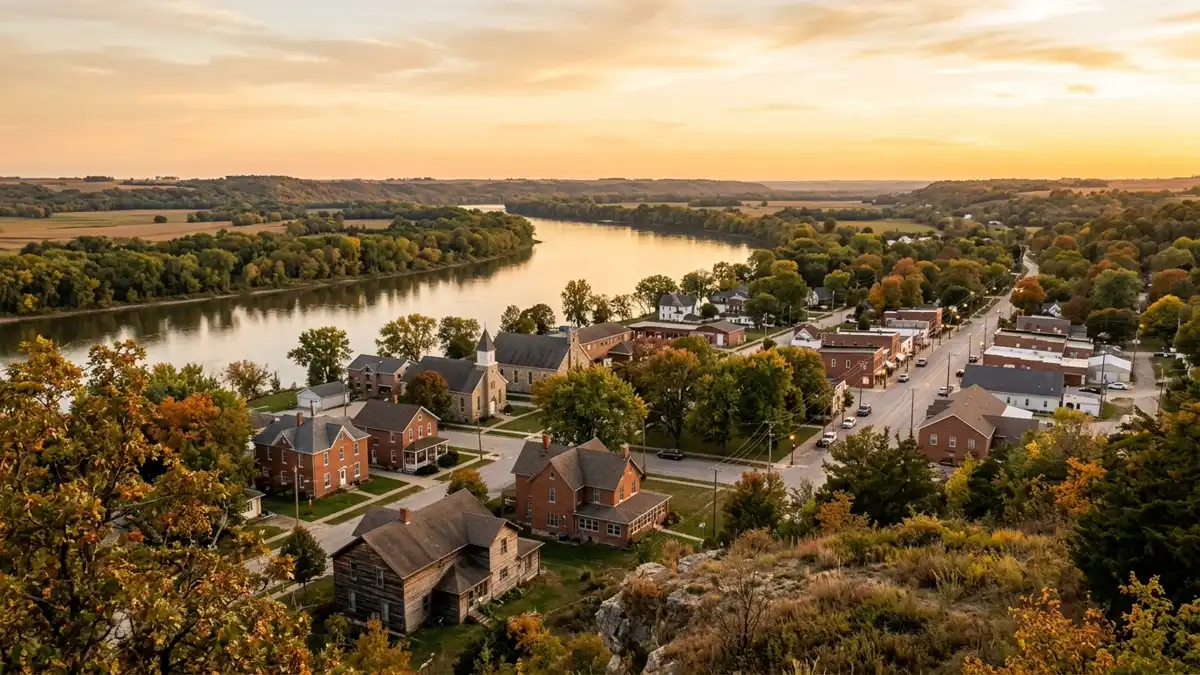 Public restroom locations mapped in Riverdale, Iowa — 4 facilities across zip codes 52722