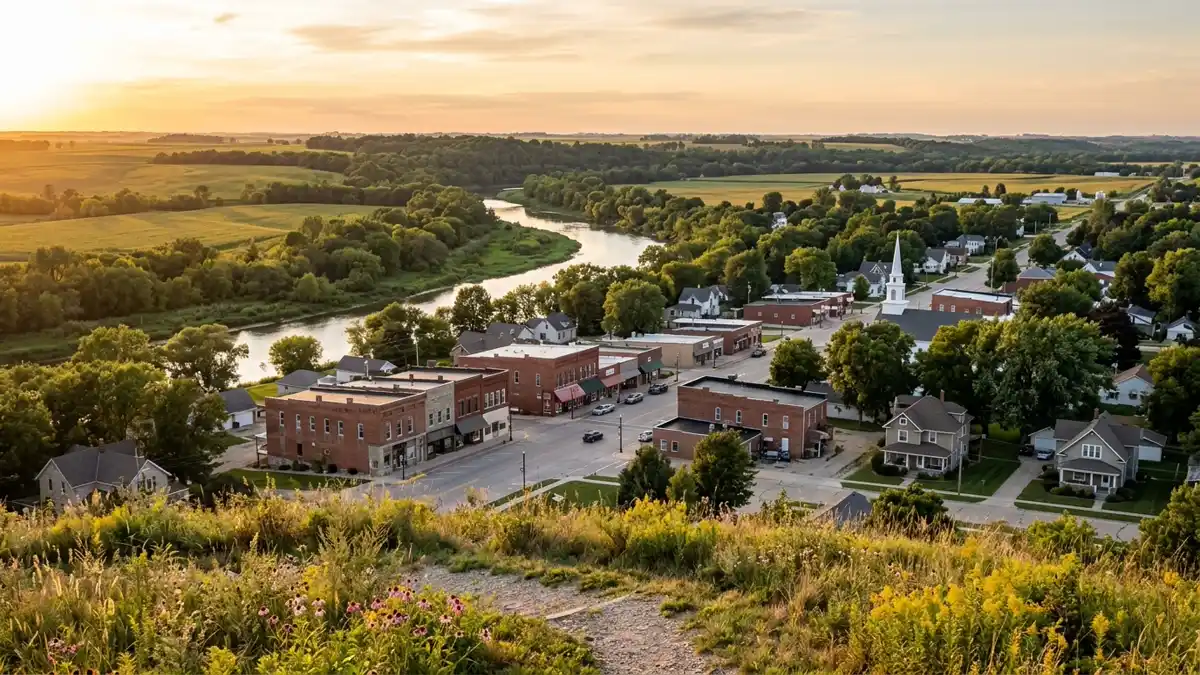 Public restroom locations mapped in Rock Valley, Iowa — 12 facilities across zip codes 51247