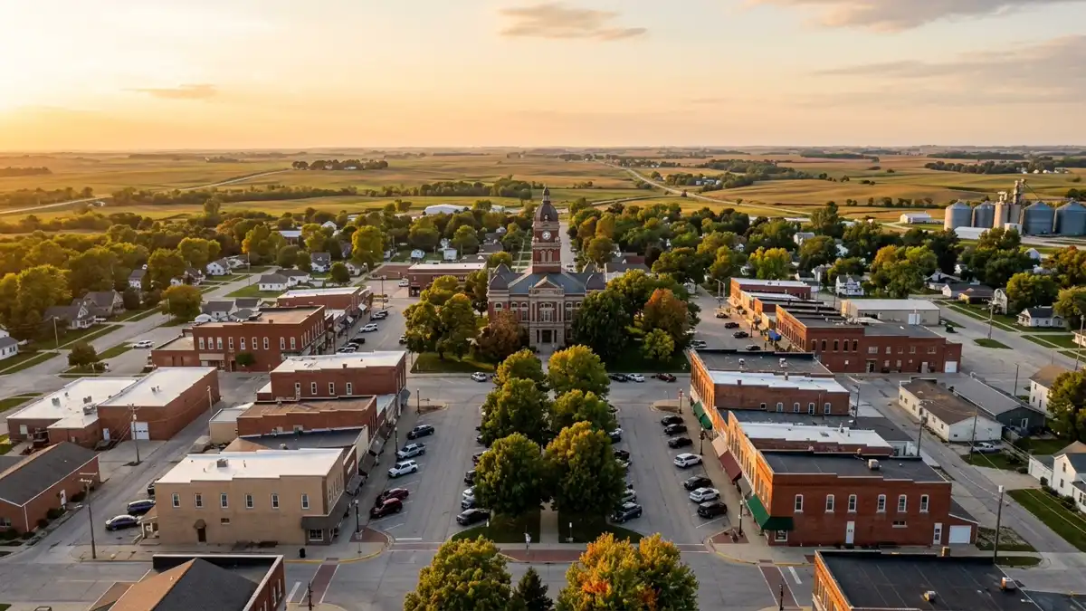 Public restroom locations mapped in Rockwell City, Iowa — 1 facility across zip codes 50579