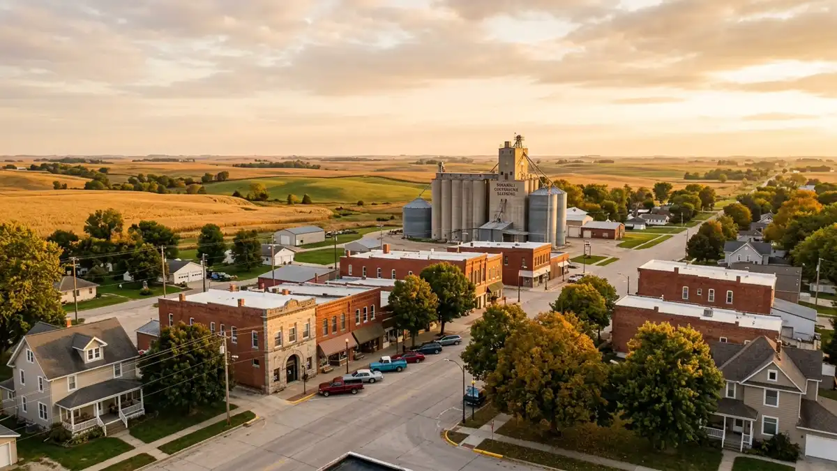 Public restroom locations mapped in Rockwell, Iowa — 1 facility across zip codes 50469
