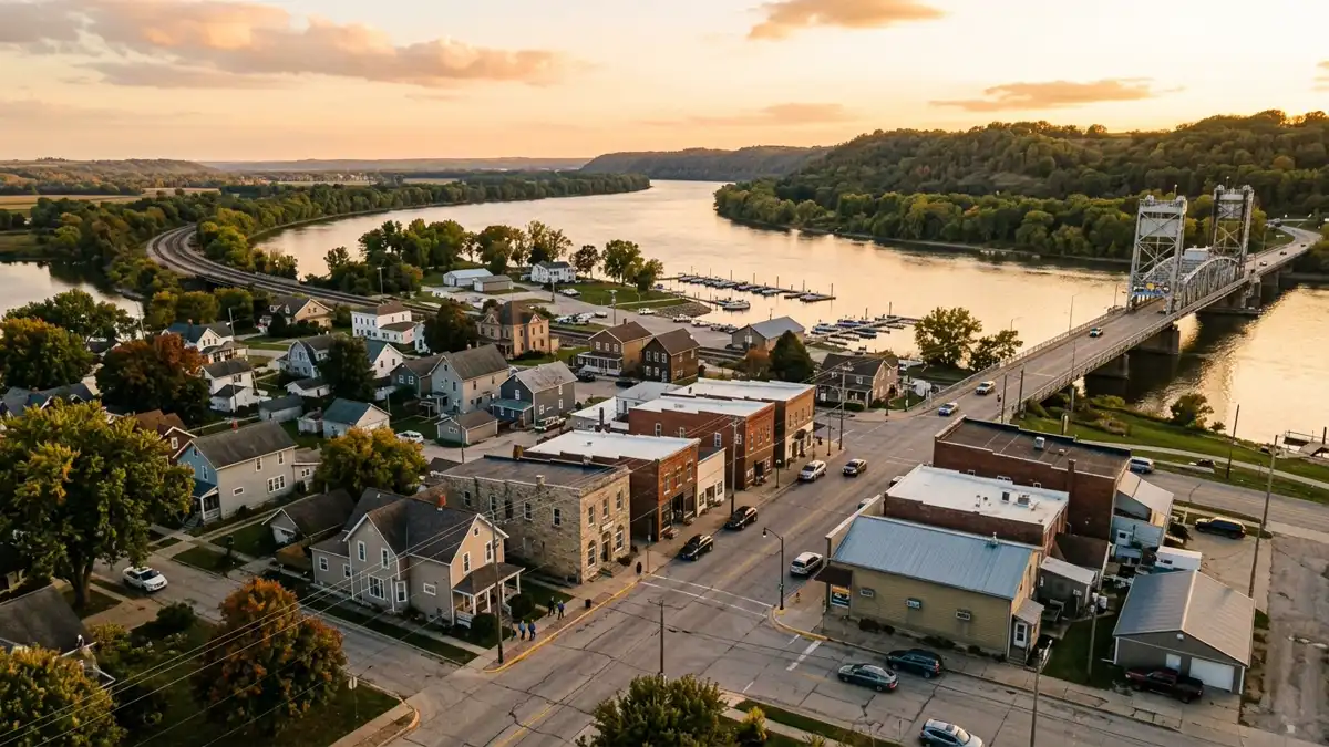 Public restroom locations mapped in Sabula, Iowa — 2 facilities across zip codes 52070