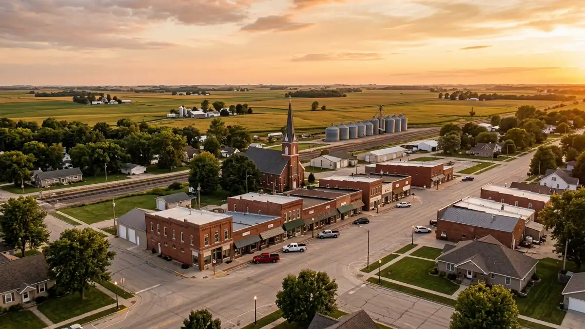 Public restroom locations mapped in Sanborn, Iowa — 4 facilities across zip codes 51248