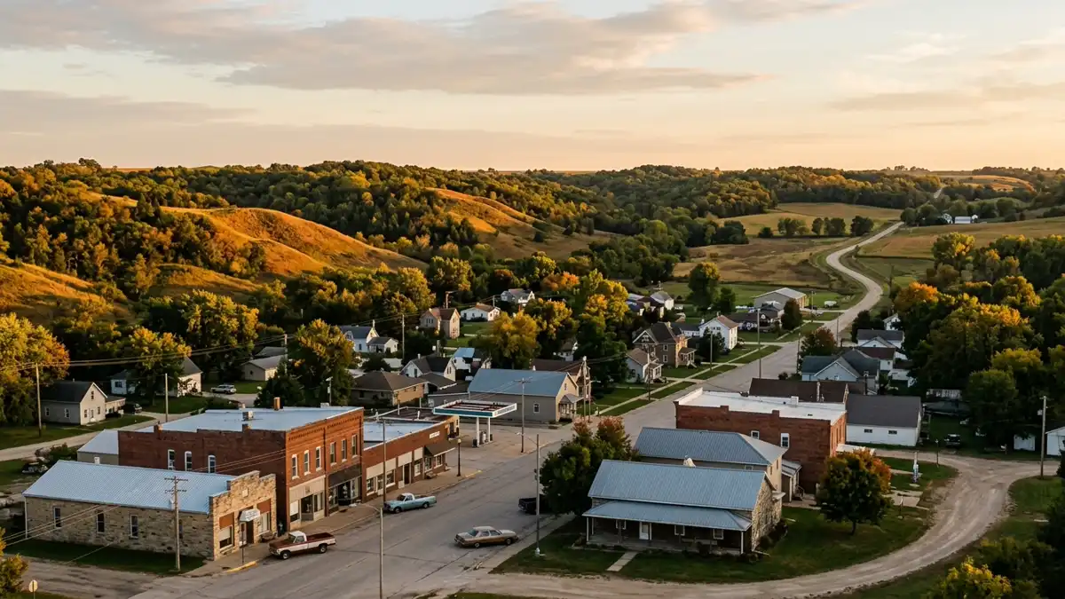Public restroom locations mapped in Smithland, Iowa — 1 facility across zip codes 51056