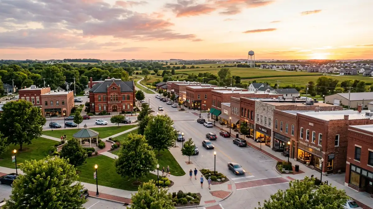 Public restroom locations mapped in Waukee, Iowa — 13 facilities across zip codes 50263