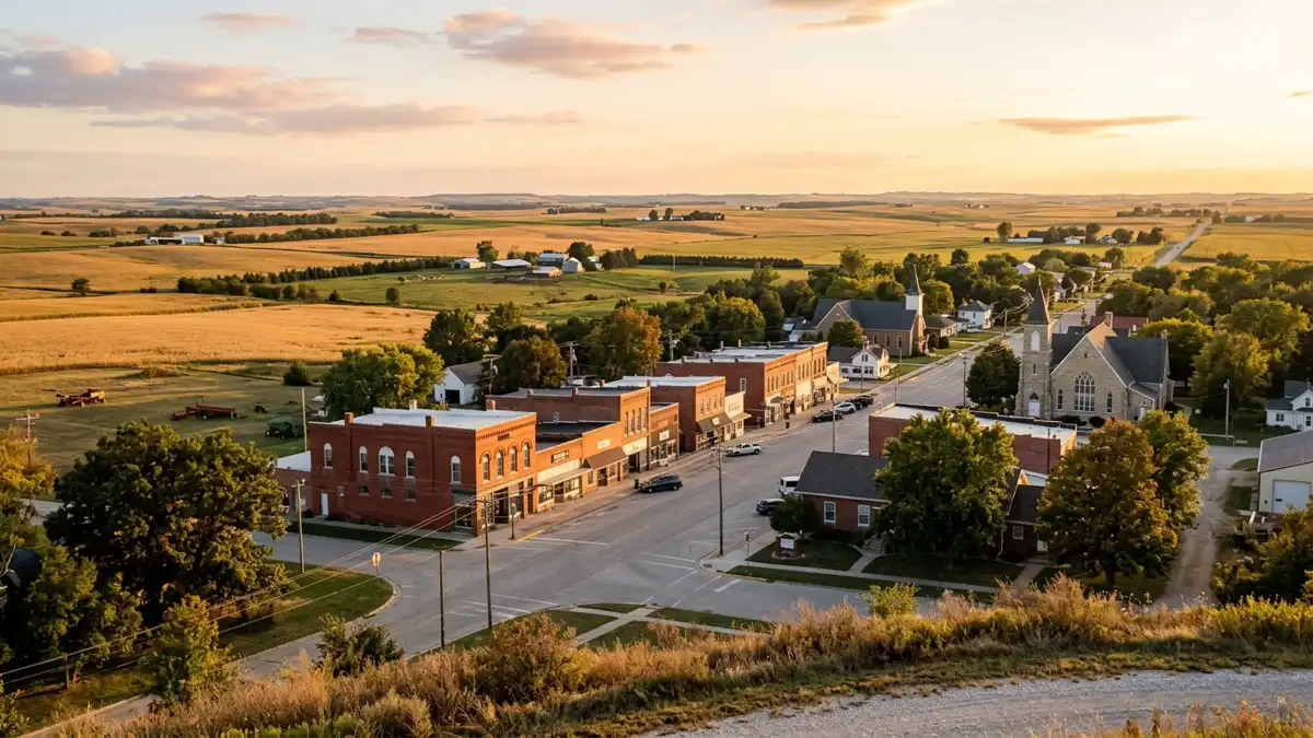 Public restroom locations mapped in Wheatland, Iowa — 1 facility across zip codes 52777