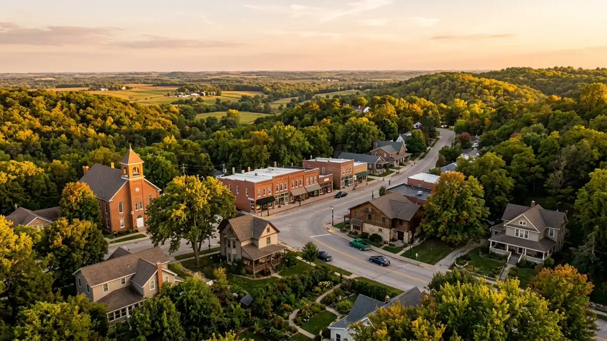 Public restroom locations mapped in Woodland Hills, Iowa — 4 facilities across the city