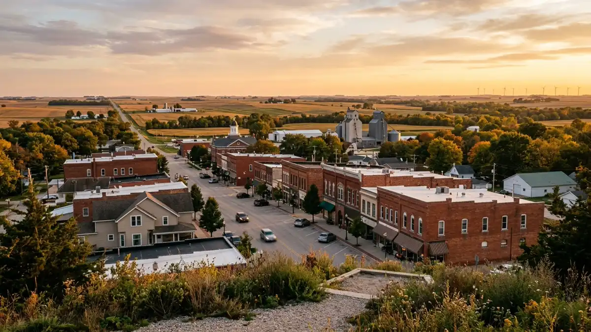Public restroom locations mapped in Wright County, Iowa — 4 facilities across zip codes 50421