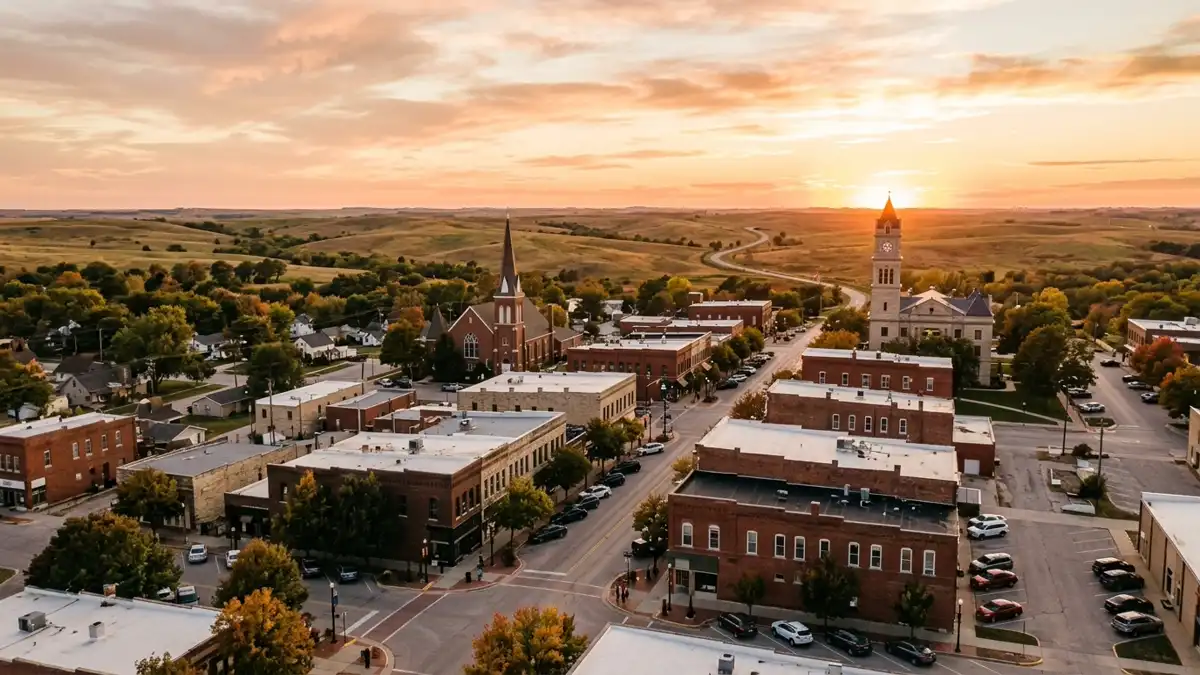 Public restroom locations mapped in Emporia, Kansas — 20 facilities across zip codes 66801