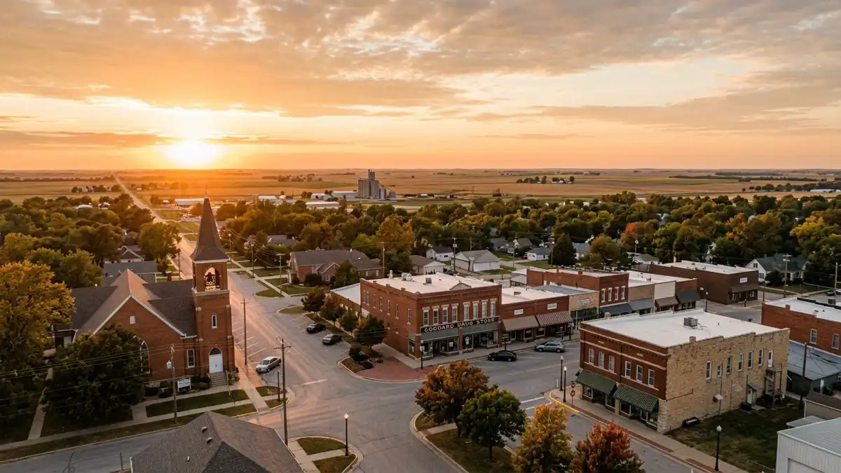 Public restroom locations mapped in Goddard, Kansas — 2 facilities across zip codes 67052