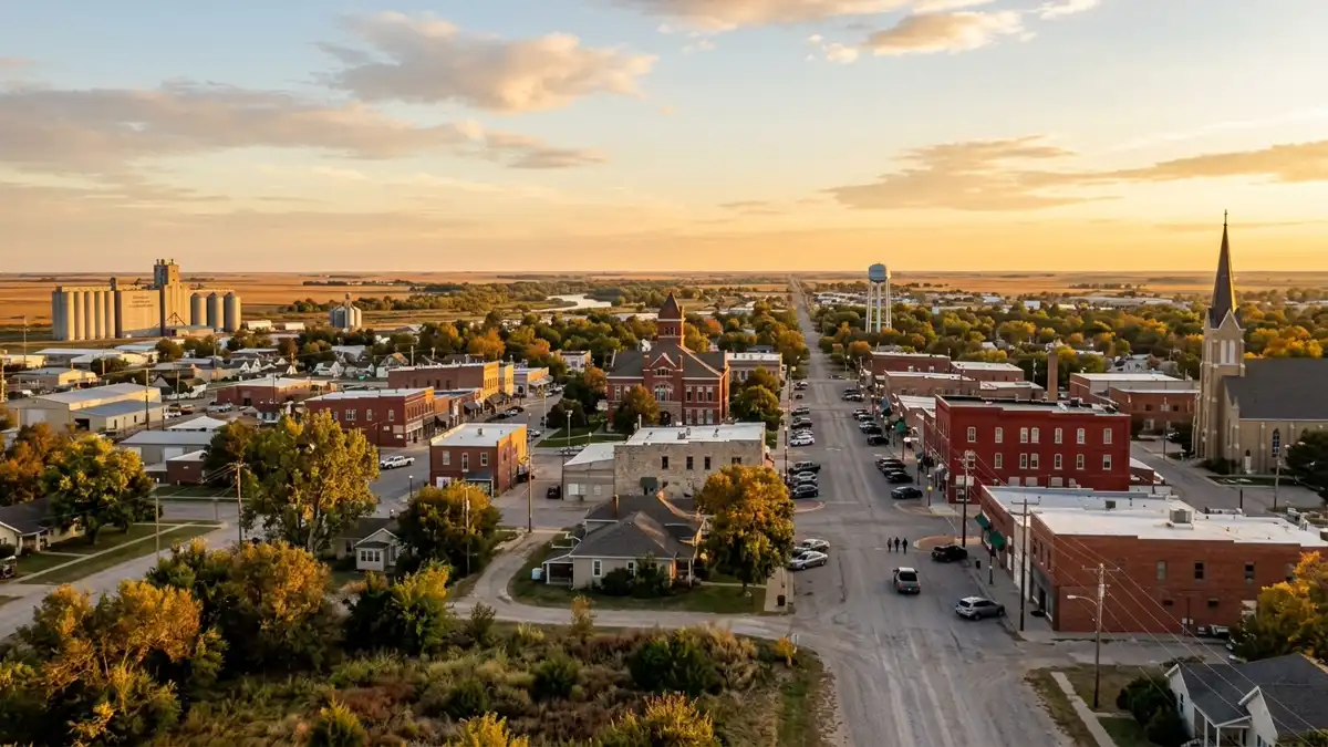 Public restroom locations mapped in Great Bend, Kansas — 6 facilities across zip codes 67530