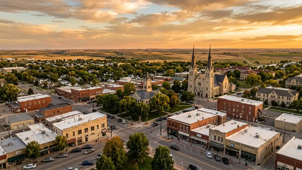 Public restroom locations mapped in Hays, Kansas — 21 facilities across zip codes 67601, 96601