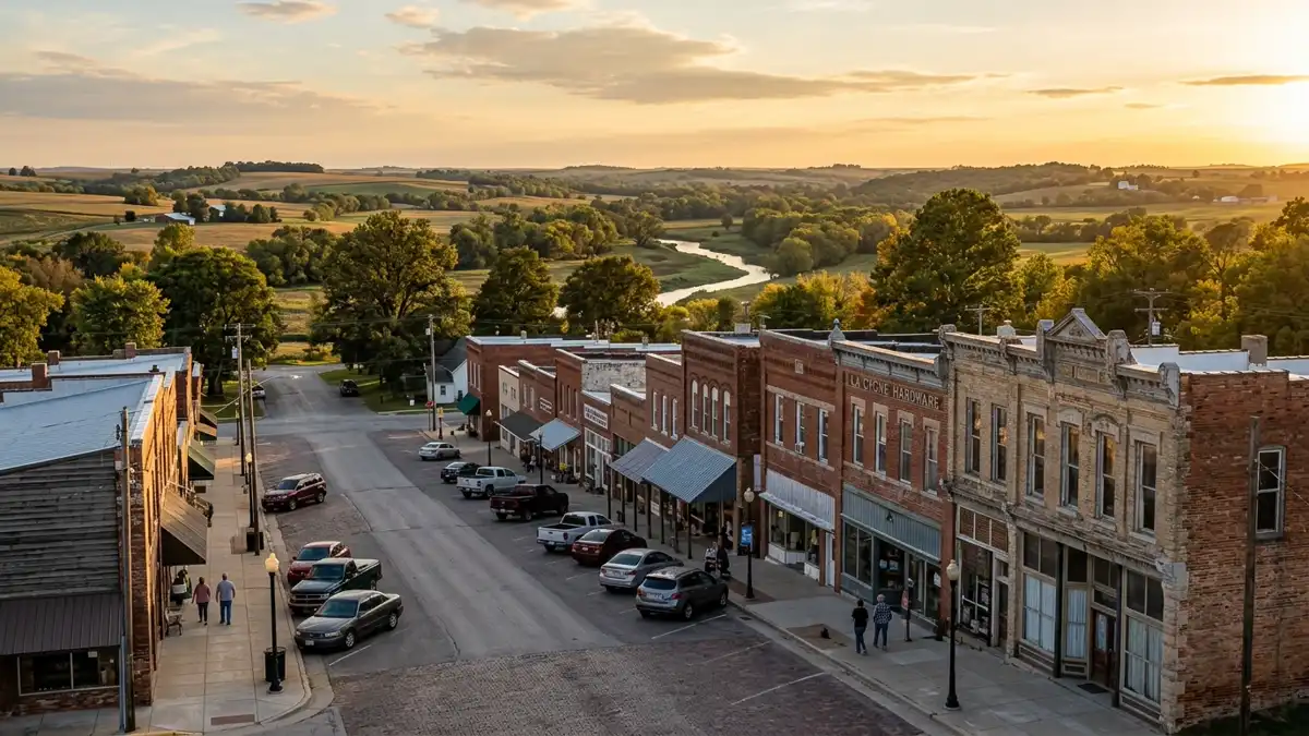 Public restroom locations mapped in La Cygne, Kansas — 1 facility across zip codes 66040