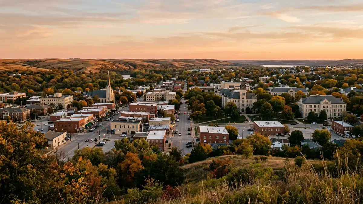 Public restroom locations mapped in Manhattan, Kansas — 76 facilities across zip codes 66502, 66503, 66506