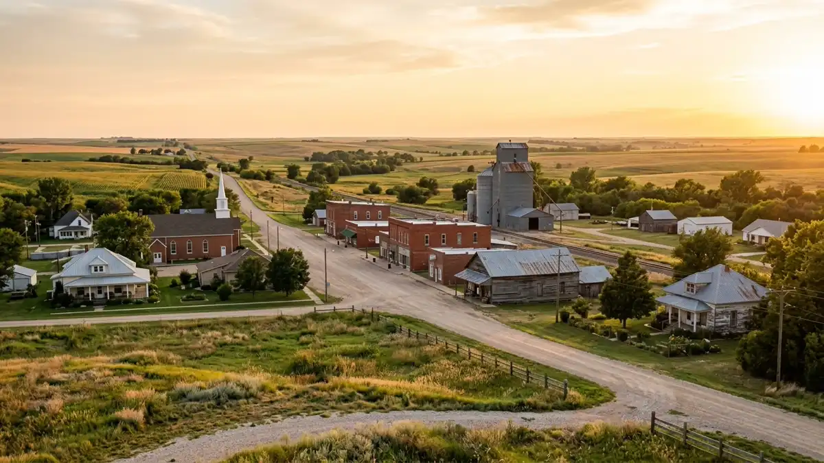 Public restroom locations mapped in Miller, Kansas — 6 facilities across the city