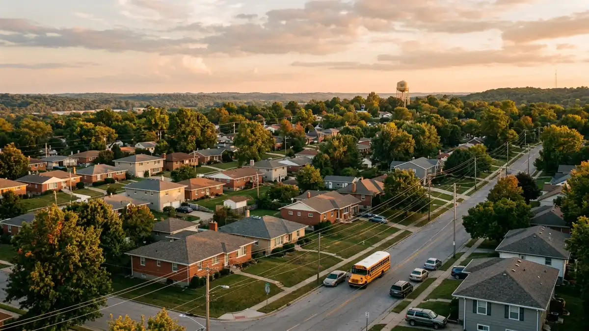 Public restroom locations mapped in Roeland Park, Kansas — 4 facilities across zip codes 66205