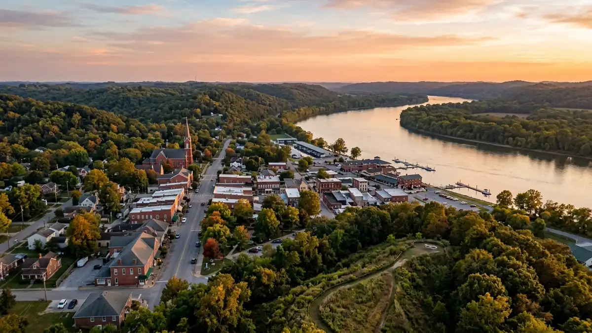 Public restroom locations mapped in Brandenburg, Kentucky — 4 facilities across zip codes 40108