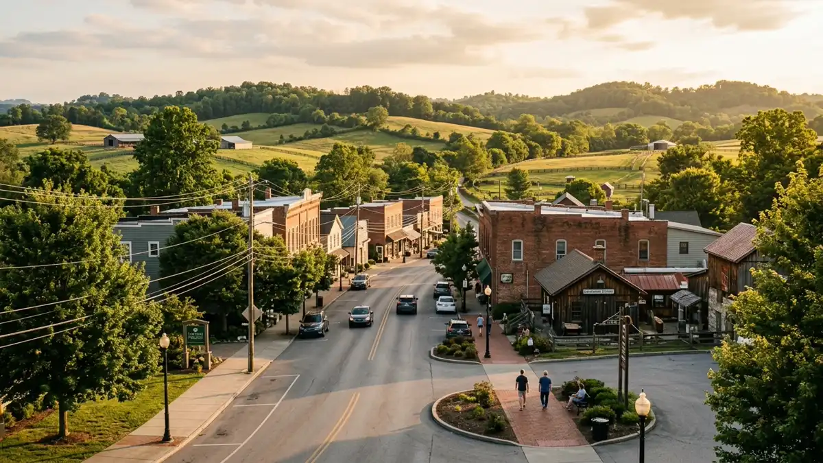 Public restroom locations mapped in Crestwood, Kentucky — 4 facilities across zip codes 40056