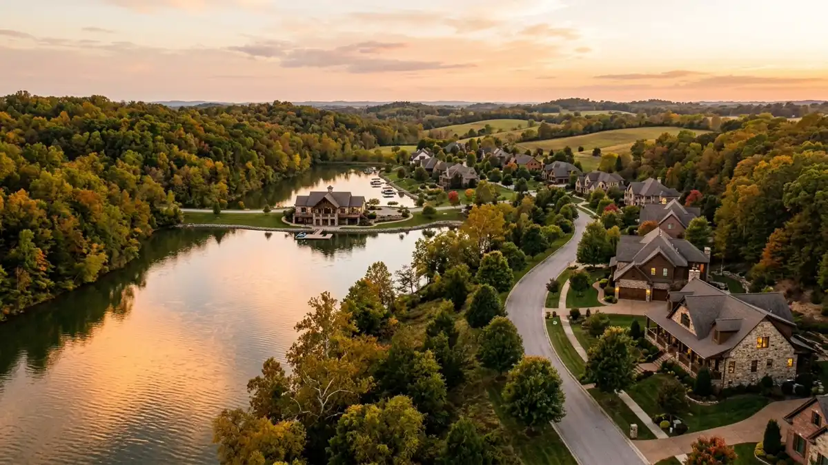 Public restroom locations mapped in Harmony Lake Estates, Kentucky — 4 facilities across zip codes 40026