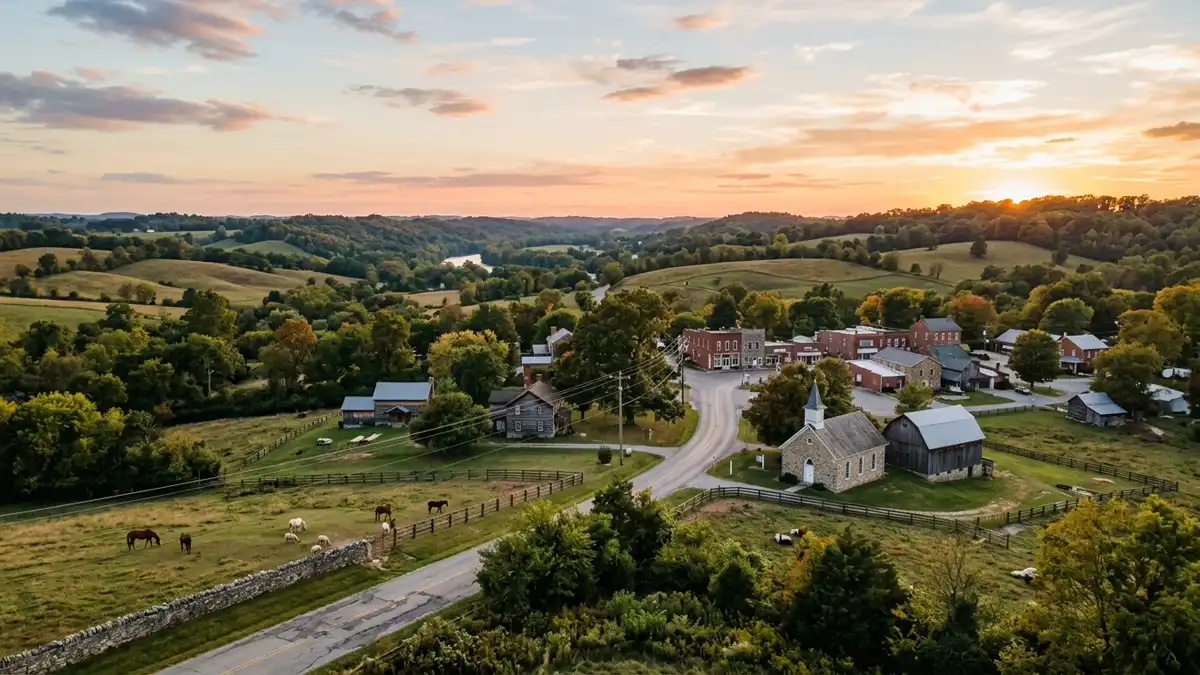 Public restroom locations mapped in Jessamine County, Kentucky — 4 facilities across zip codes 40356