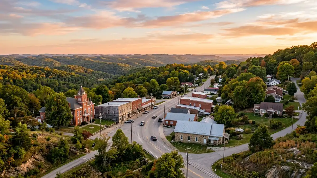 Public restroom locations mapped in Menifee County, Kentucky — 4 facilities across the city
