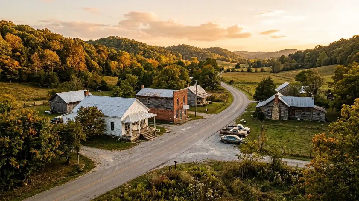 Public restroom locations mapped in Persimmon Grove, Kentucky — 1 facility across the city