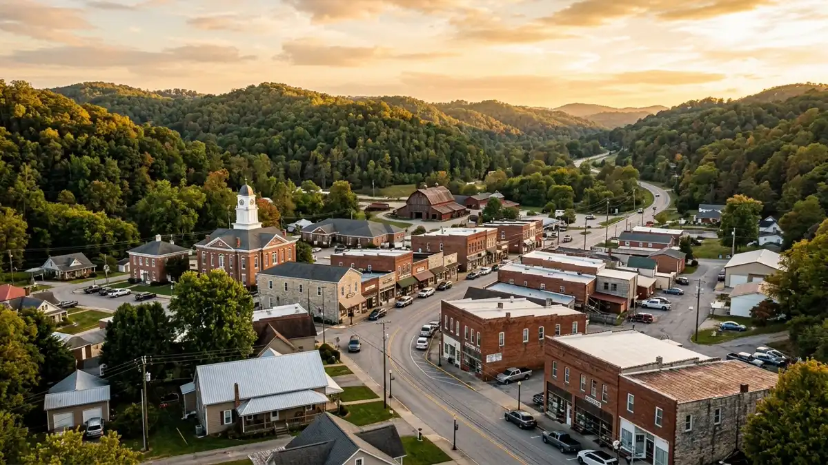Public restroom locations mapped in Rockcastle County, Kentucky — 4 facilities across the city