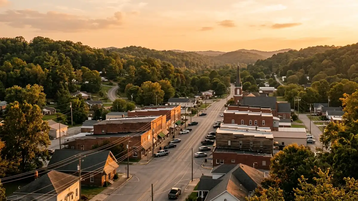 Public restroom locations mapped in Russell Springs, Kentucky — 4 facilities across zip codes 42642