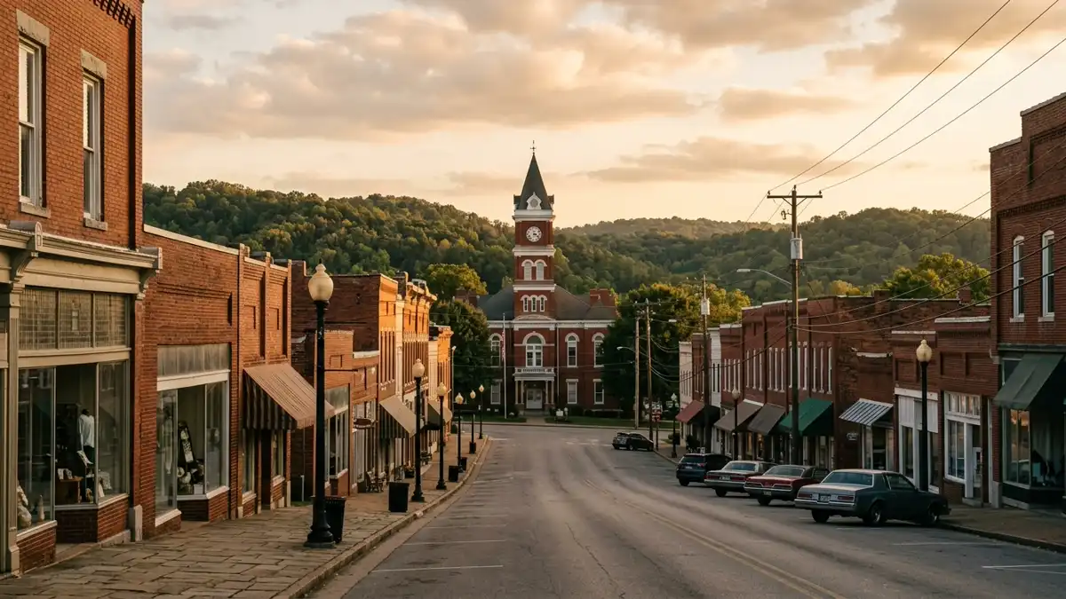 Public restroom locations mapped in Trigg County, Kentucky — 18 facilities across zip codes 42211