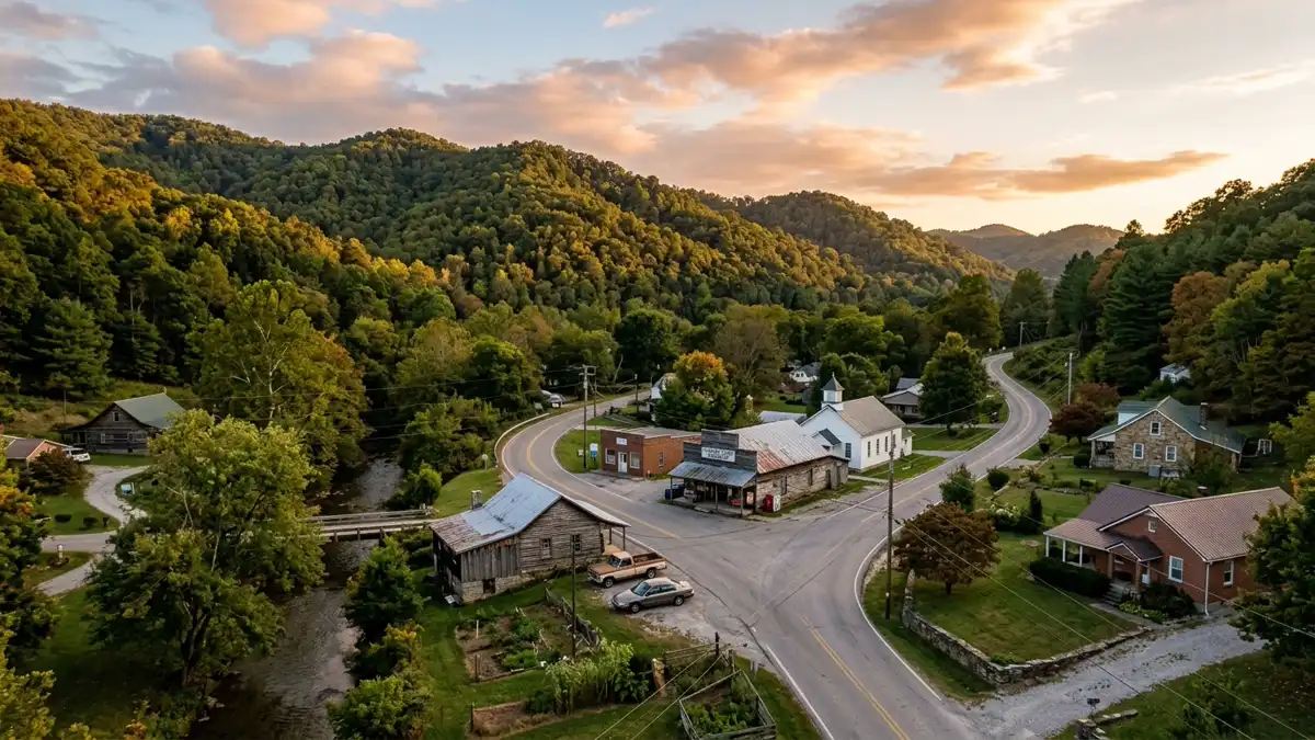Public restroom locations mapped in Turkey Foot, Kentucky — 4 facilities across the city