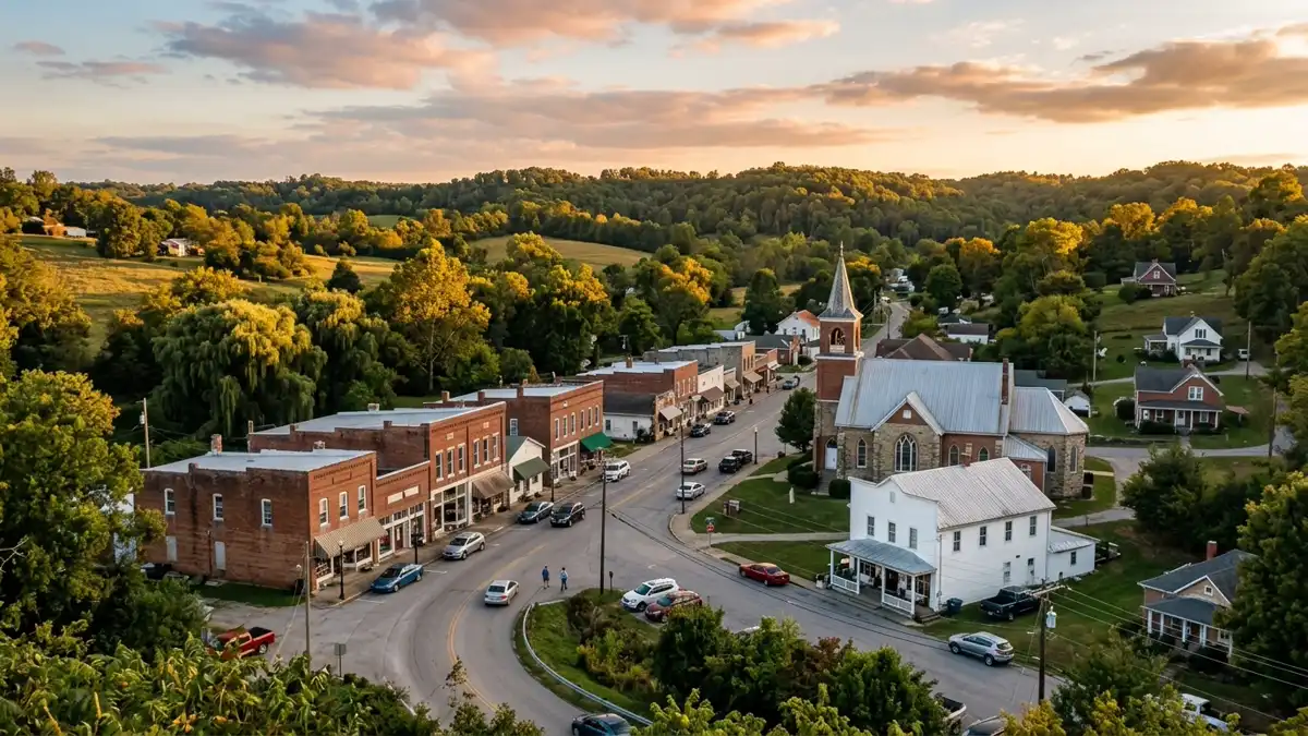 Public restroom locations mapped in Willow Grove, Kentucky — 4 facilities across zip codes 45156
