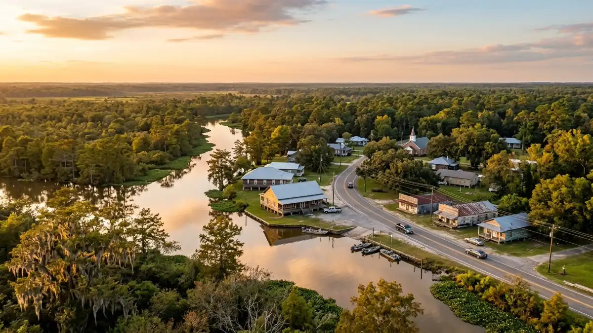Public restroom locations mapped in Livingston Parish, Louisiana — 4 facilities across zip codes 70726