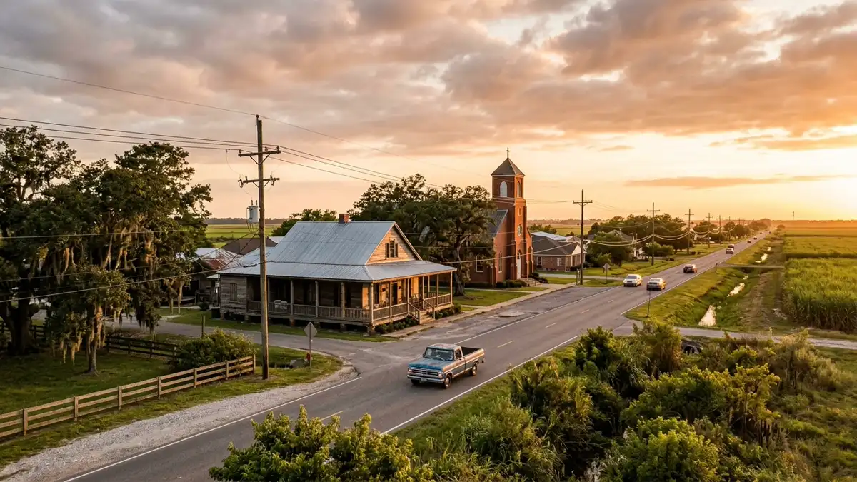 Public restroom locations mapped in Maurice, Louisiana — 2 facilities across zip codes 70555