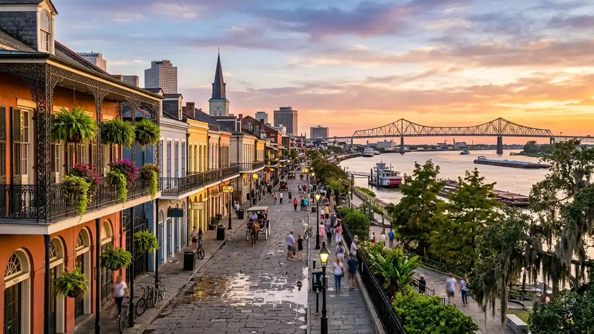 Public restroom locations mapped in New Orleans, Louisiana — 28 facilities across zip codes 70019, 70112, 70113