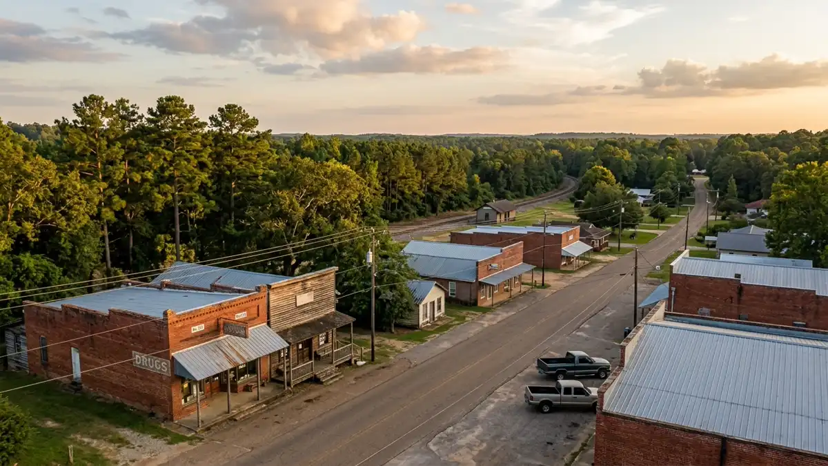 Public restroom locations mapped in Simsboro, Louisiana — 4 facilities across zip codes 71275