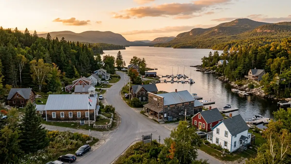 Public restroom locations mapped in Beaver Cove, Maine — 13 facilities across the city