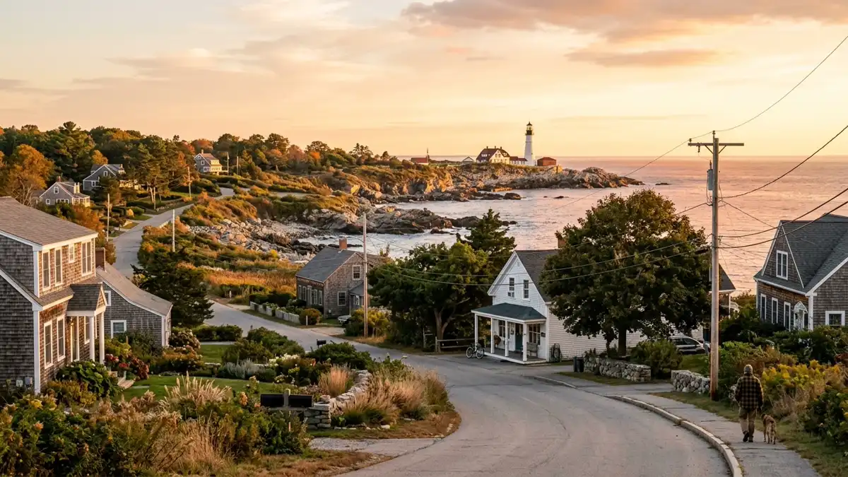 Public restroom locations mapped in Cape Elizabeth, Maine — 31 facilities across zip codes 04107