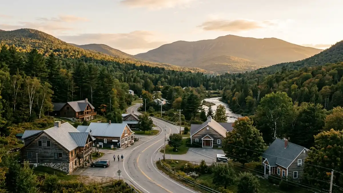 Public restroom locations mapped in Carrabassett Valley, Maine — 7 facilities across zip codes 04947