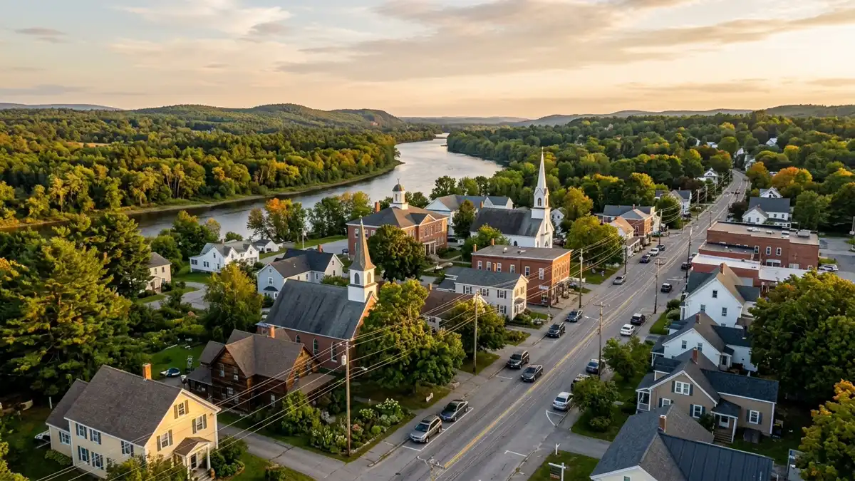 Public restroom locations mapped in Hampden, Maine — 2 facilities across zip codes 04419, 04444