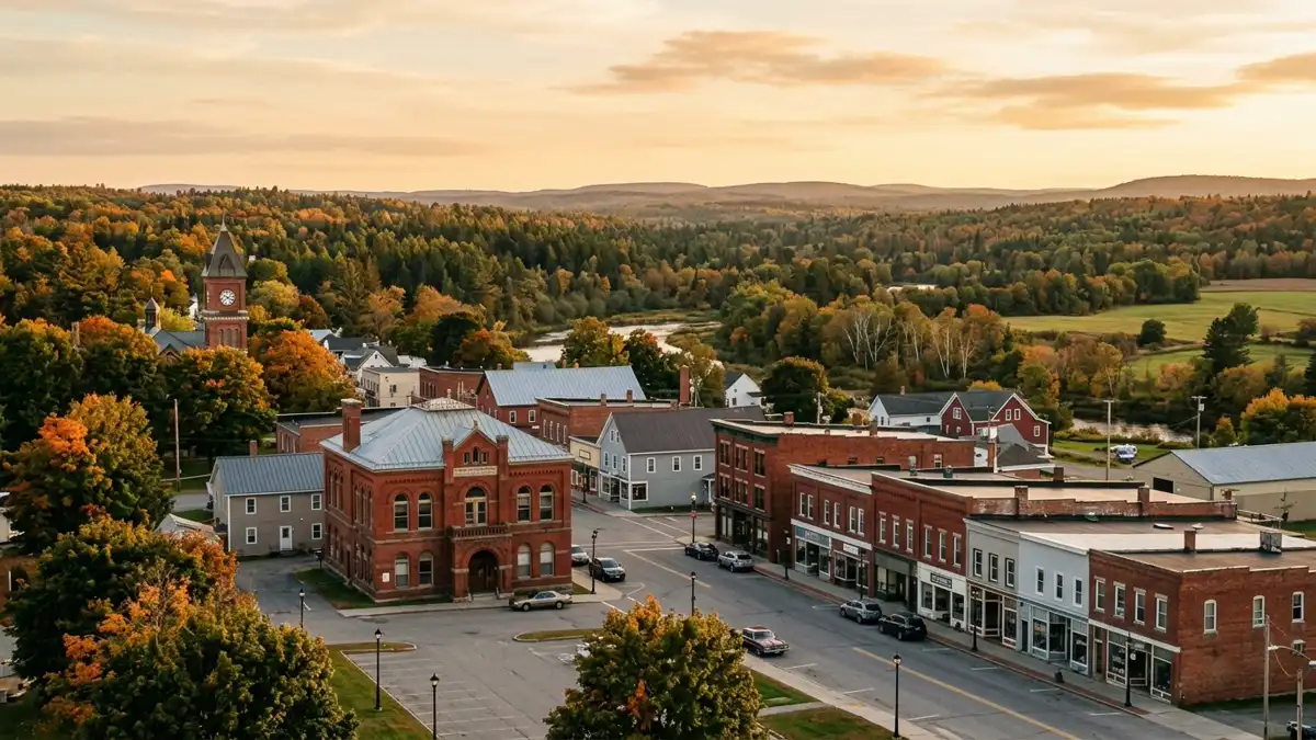 Public restroom locations mapped in Houlton, Maine — 5 facilities across zip codes 04730